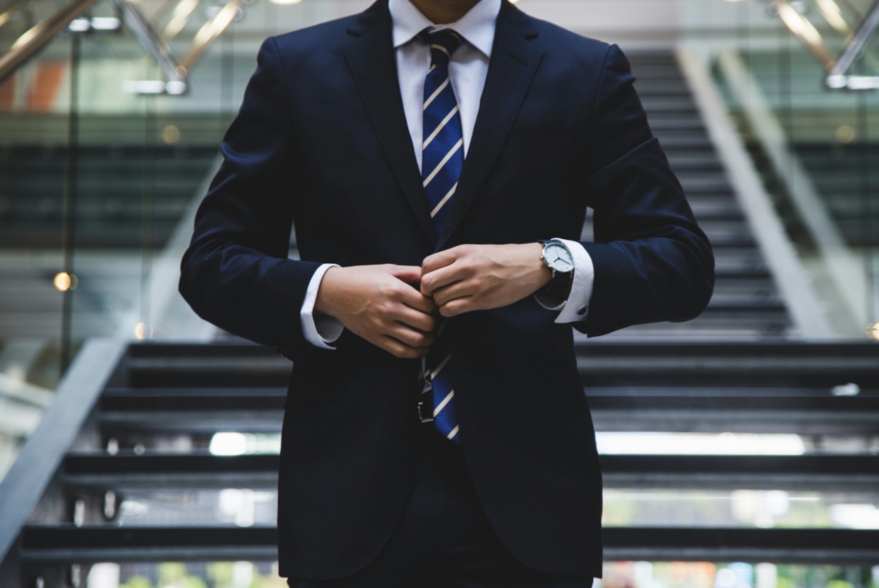 Professional trademark attorney working on registration